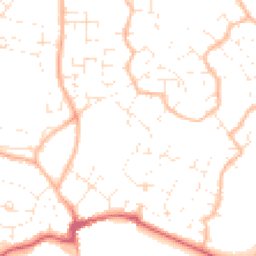 Daytime road noise heatmap for BS16 7EP