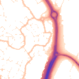 Daytime road noise heatmap for BS16 7HW