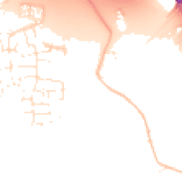 Daytime road noise heatmap for BS16 9AT