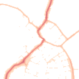 Daytime road noise heatmap for BS16 9AW
