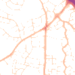 Daytime road noise heatmap for BS16 9BW