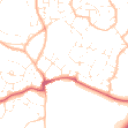 Daytime road noise heatmap for BS16 9ER
