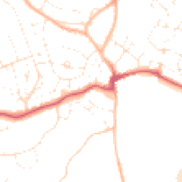 Daytime road noise heatmap for BS16 9JG