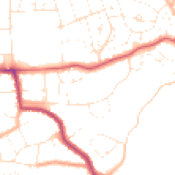 Daytime road noise heatmap for BS16 9JT