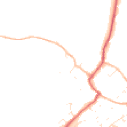 Daytime road noise heatmap for BS16 9PD