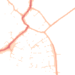 Daytime road noise heatmap for BS16 9RL