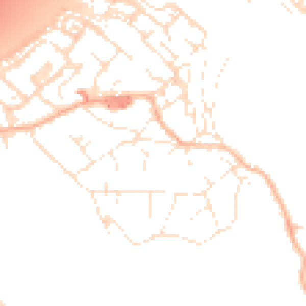 Daytime road noise heatmap for BS20 0EF