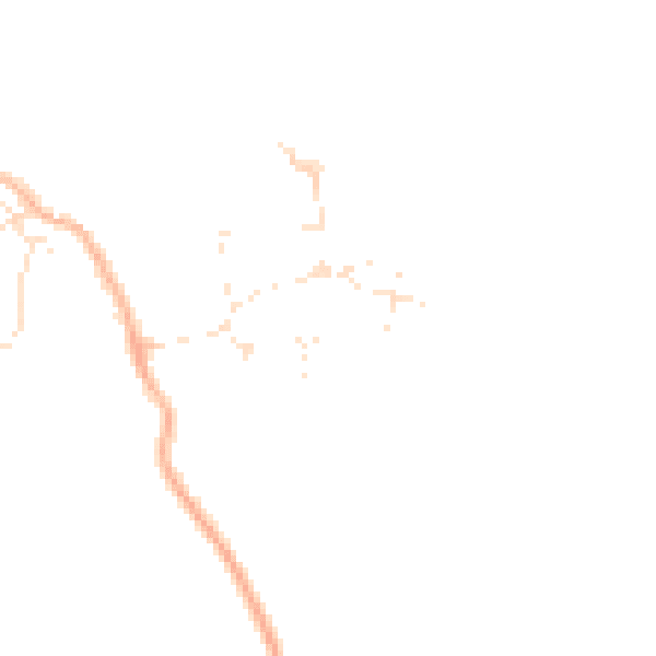 Daytime road noise heatmap for BS20 0EH