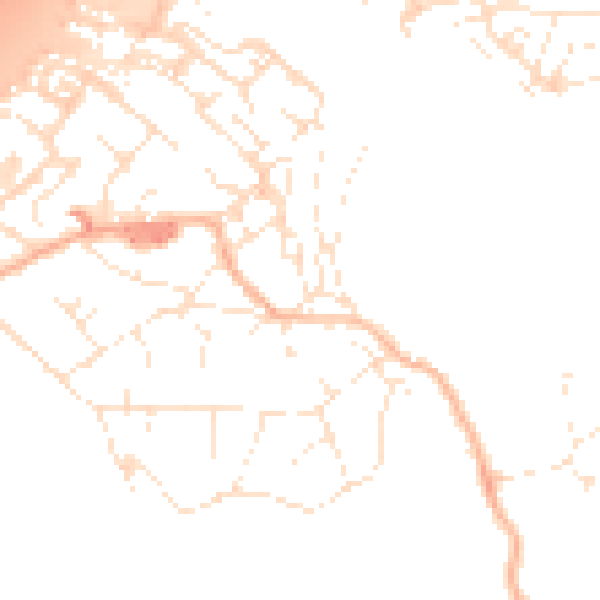 Daytime road noise heatmap for BS20 0EL
