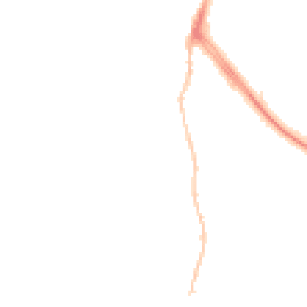 Night-time road noise heatmap for BS20 6AR
