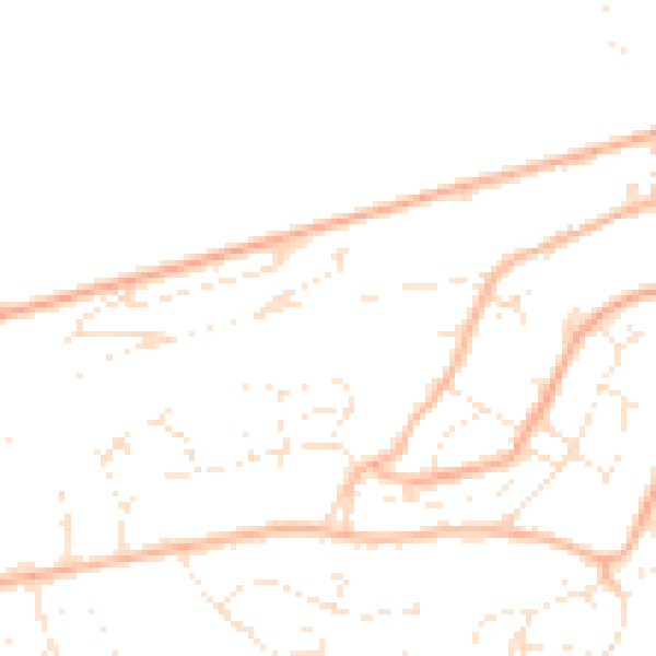 Daytime road noise heatmap for BS20 6LE