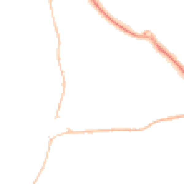 Night-time road noise heatmap for BS20 6UZ