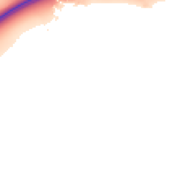 Night-time road noise heatmap for BS20 7UB