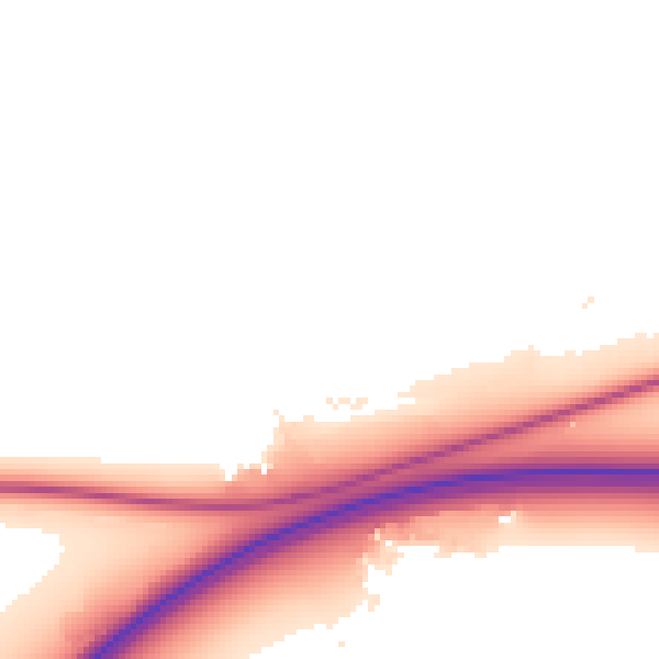 Night-time road noise heatmap for BS20 7WW