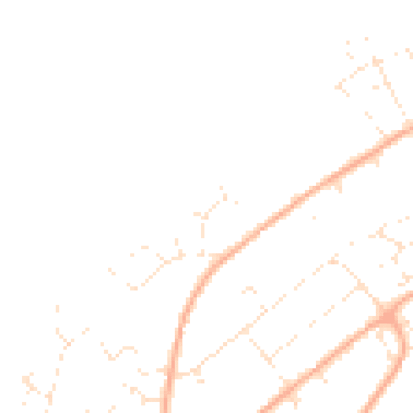 Daytime road noise heatmap for BS20 8ER