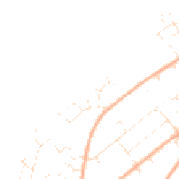Daytime road noise heatmap for BS20 8ES