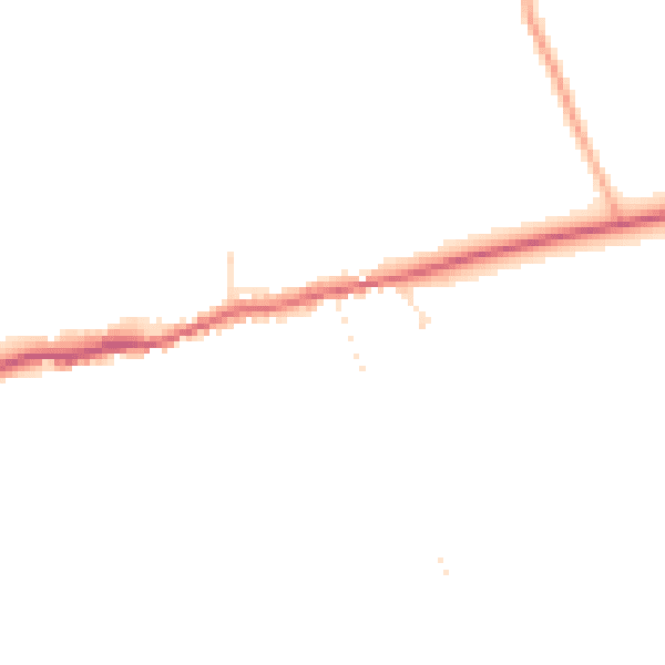Daytime road noise heatmap for BS20 8PT