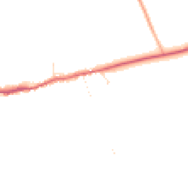 Daytime road noise heatmap for BS20 8QD