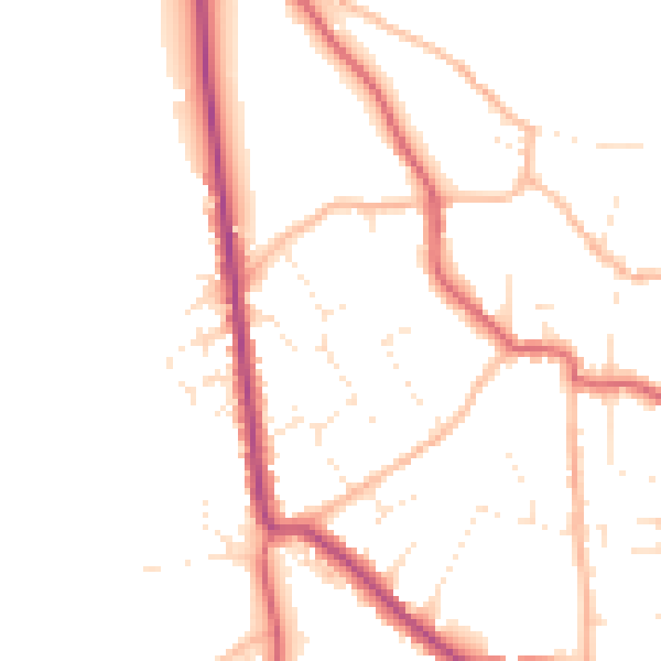 Daytime road noise heatmap for BS27 3BW