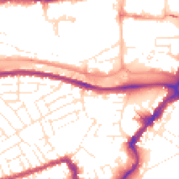 Daytime road noise heatmap for BS3 1AS