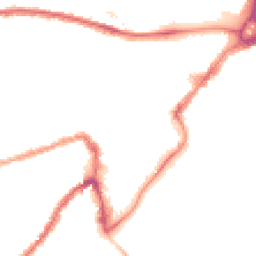 Night-time road noise heatmap for BS3 1BE