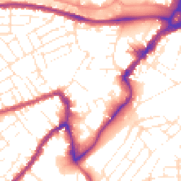 Daytime road noise heatmap for BS3 1BQ