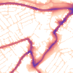 Daytime road noise heatmap for BS3 1BU