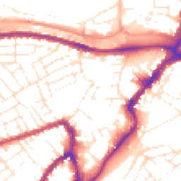 Daytime road noise heatmap for BS3 1DB