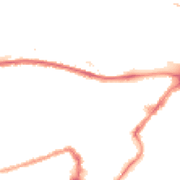 Night-time road noise heatmap for BS3 1DN