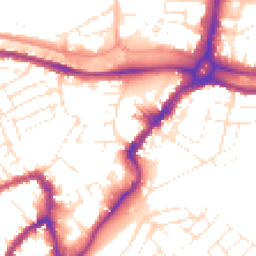 Daytime road noise heatmap for BS3 1FP