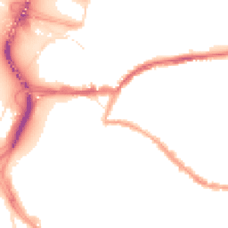 Night-time road noise heatmap for BS3 1JX