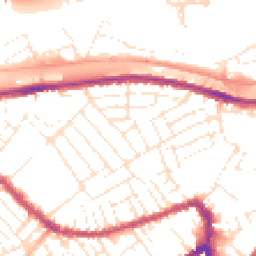 Daytime road noise heatmap for BS3 1QQ