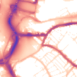 Daytime road noise heatmap for BS3 1RZ