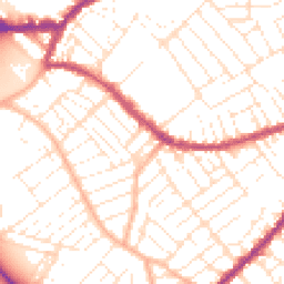Daytime road noise heatmap for BS3 2AF