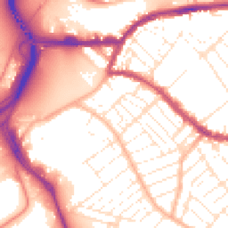 Daytime road noise heatmap for BS3 2BP