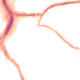 Night-time road noise heatmap for BS3 2BP