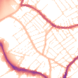 Daytime road noise heatmap for BS3 2DA