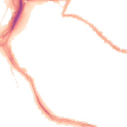 Night-time road noise heatmap for BS3 2DW