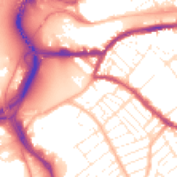 Daytime road noise heatmap for BS3 2EA