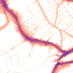 Daytime road noise heatmap for BS3 2LS