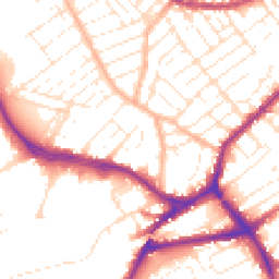 Daytime road noise heatmap for BS3 2PA