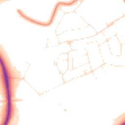 Daytime road noise heatmap for BS3 2RH