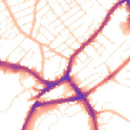 Daytime road noise heatmap for BS3 3HX