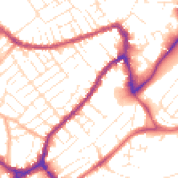 Daytime road noise heatmap for BS3 3LP