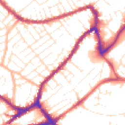 Daytime road noise heatmap for BS3 3LT