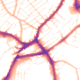 Daytime road noise heatmap for BS3 3NF