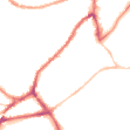 Night-time road noise heatmap for BS3 3PH