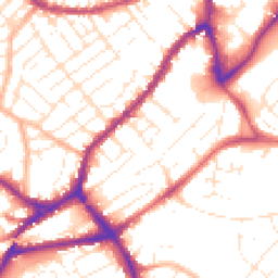 Daytime road noise heatmap for BS3 3PL