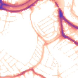 Daytime road noise heatmap for BS3 4BJ