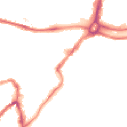 Night-time road noise heatmap for BS3 4HH